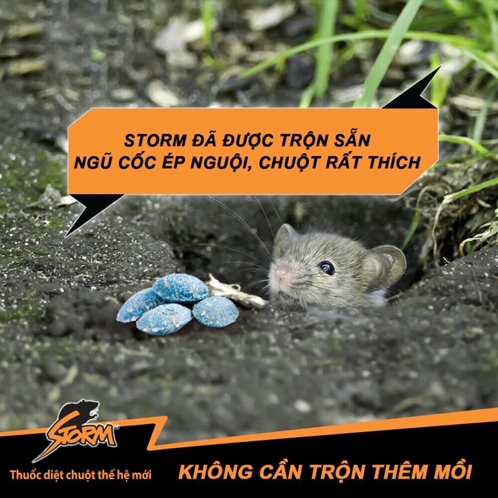 Thuốc diệt chuột Storm 0.005% (5 gói x 20 viên) (Bao bì mới)