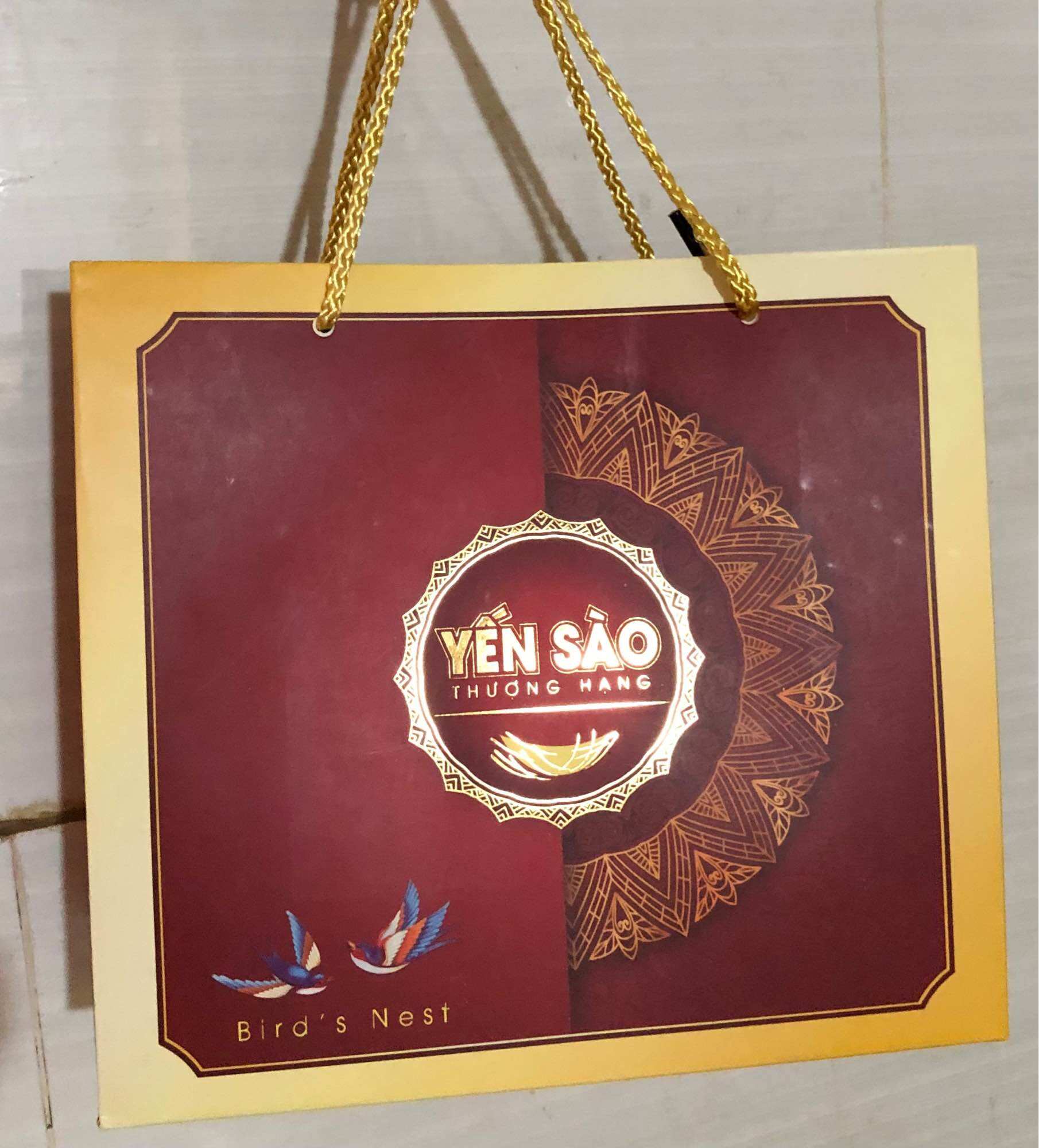 TÚI GIẤY ĐỰNG YẾN SÀO CAO CẤP 100GR