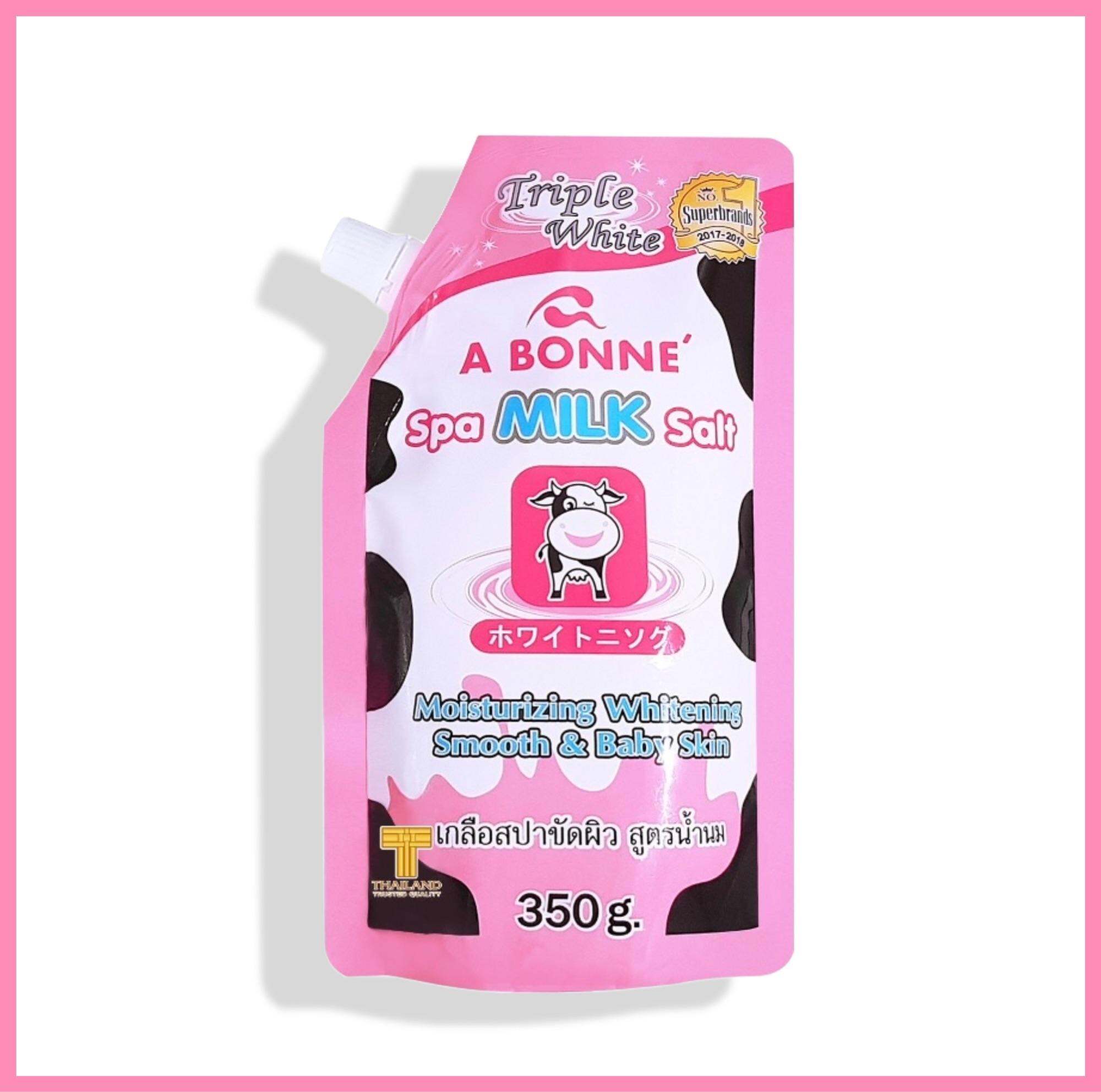 Muối Tắm Tẩy Tế Bào Chết Chiết Xuất Sữa Bò A Bonne Spa Milk Salt Thái Lan 350g