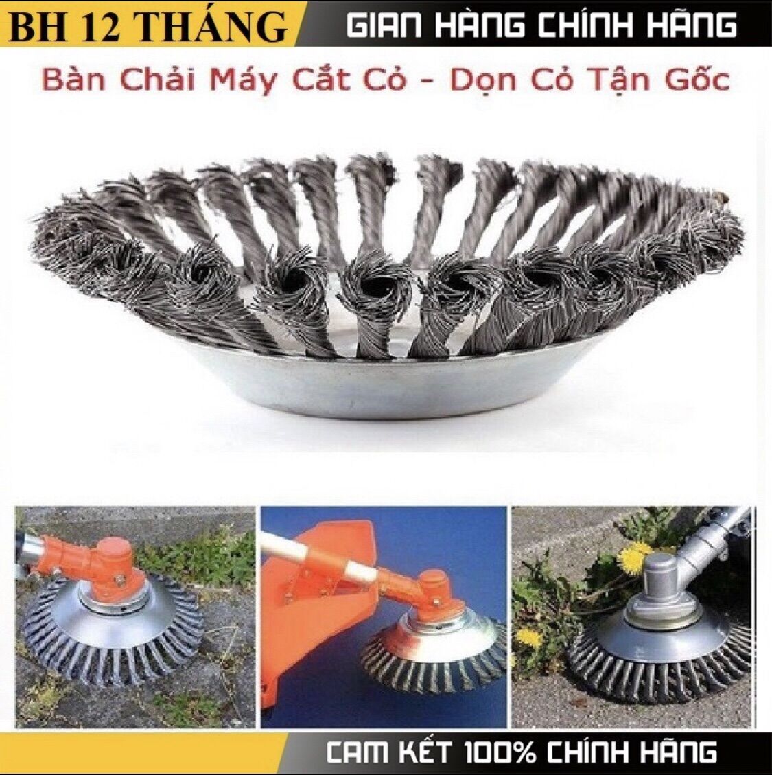 Lưỡi Cắt Cỏ Tận Gốc Bằng Thép Không Gỉ