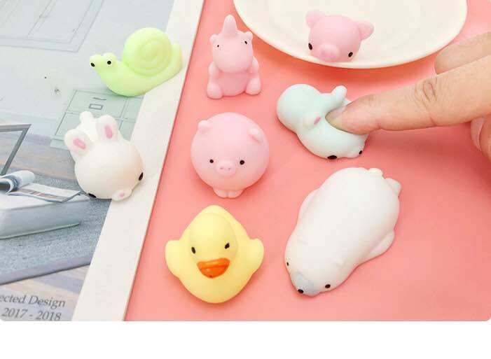 Đồ chơi thú Squishy Moni dễ thương xả stress (combo2 thú)