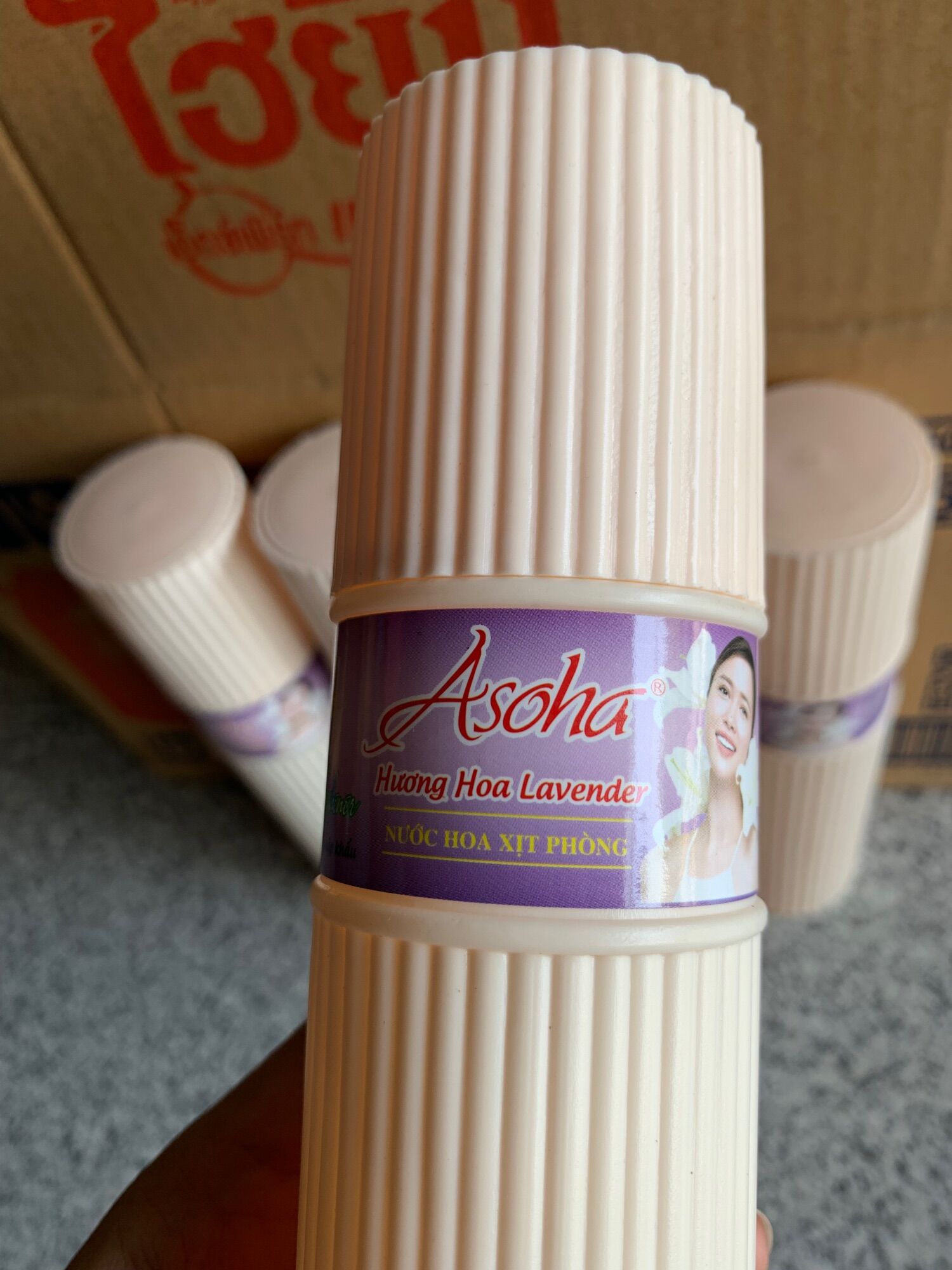 Hương hoa Lavender - nước hoa xịt phòng (Asoha) 350ml