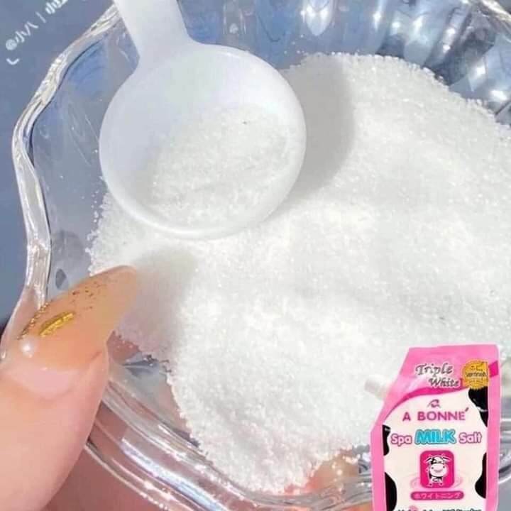 Muối tắm sữa bò hồng gói 350gr