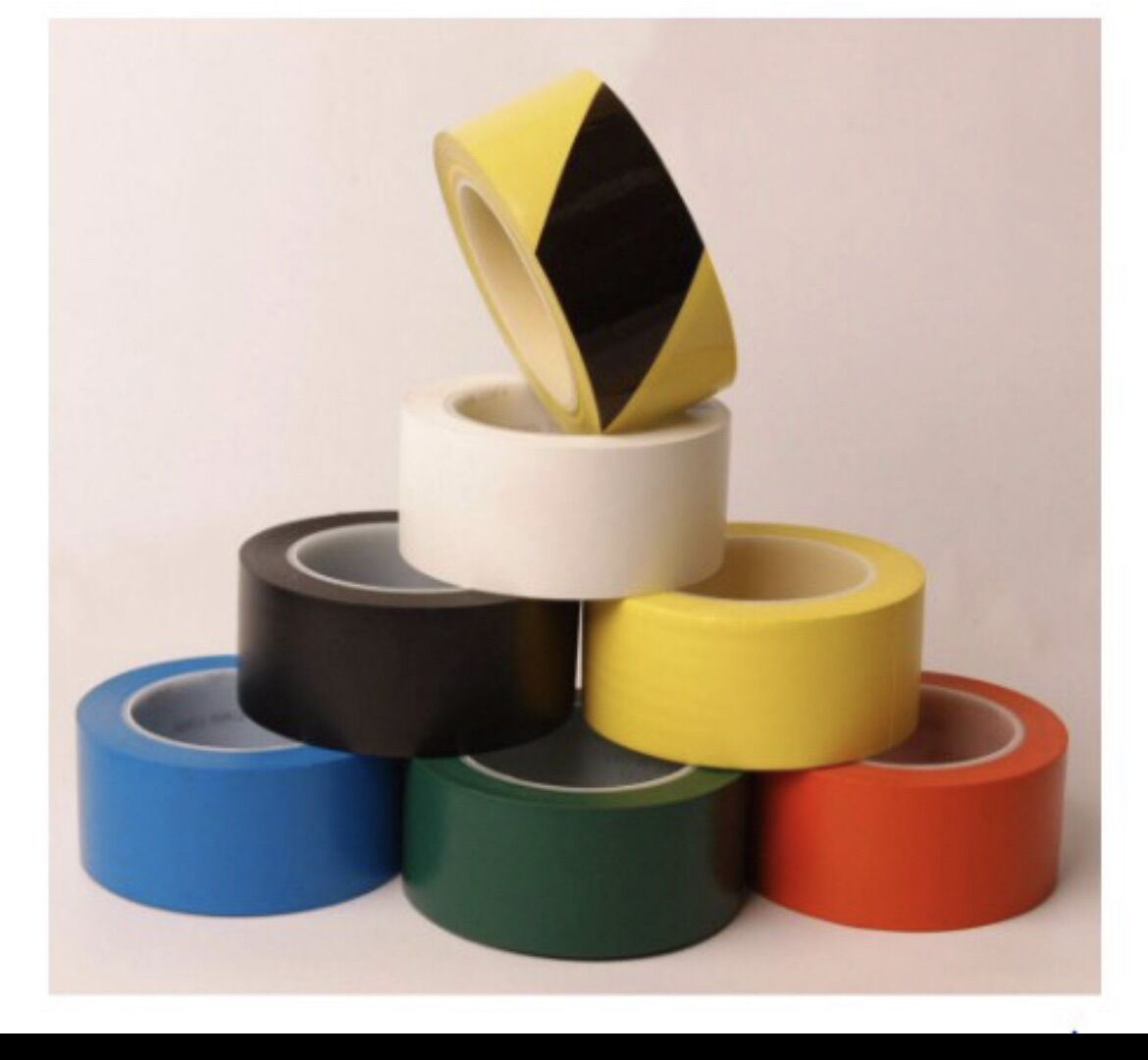 Băng keo dán sàn dán nền 5cm x 18m với 2cm x 18m
