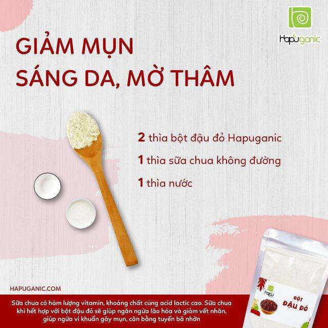 100gr bột đậu đỏ đắp mặt nạ nguyên chất