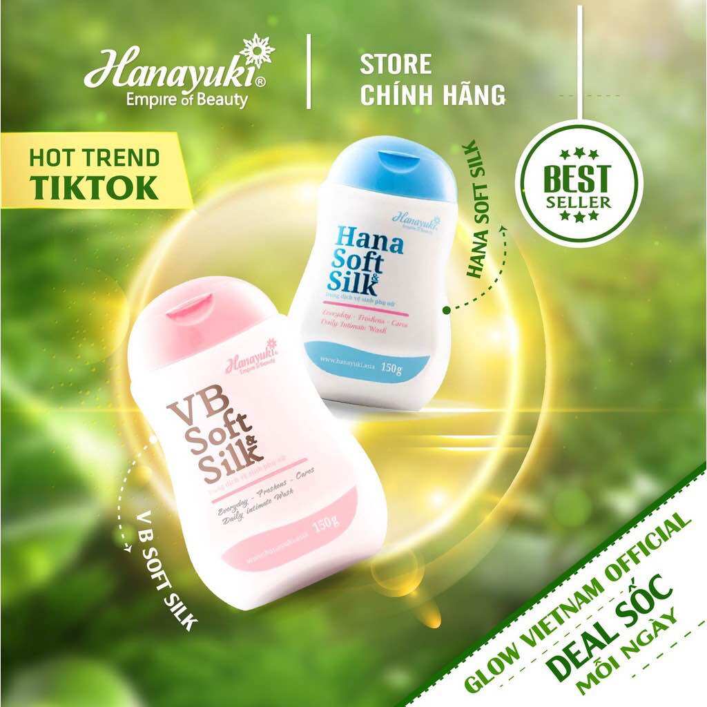 [CHÍNH HÃNG] Dung Dịch Vệ Sinh Phụ Nữ Hana Soft Silk Hanayuki