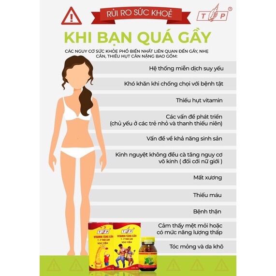 9 Vitamin. Tăng Cân TP Thái Lan ( Có check mã vạch sản phẩm )