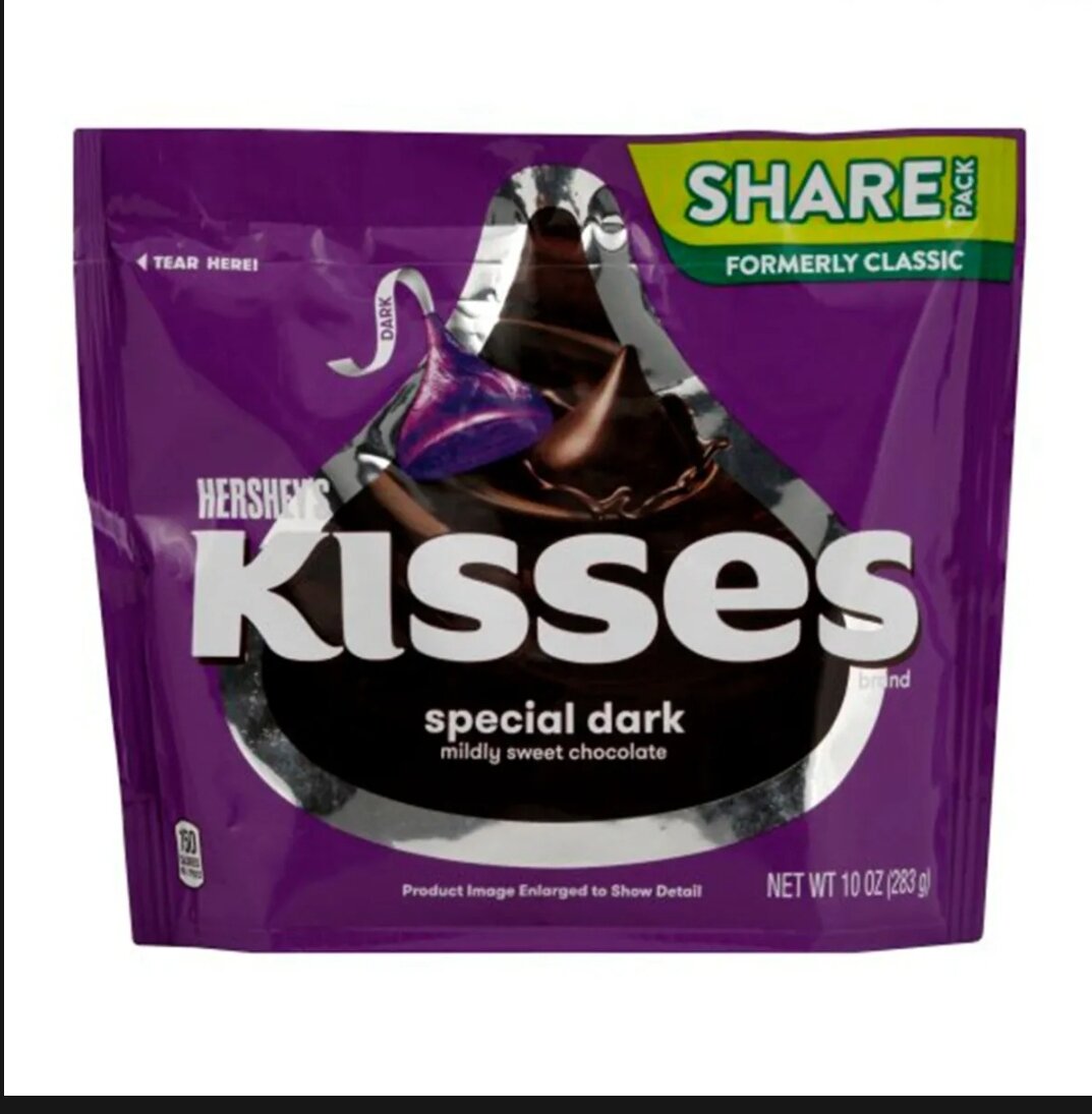 Socola đen Hershey s Kisses Special Dark 283g