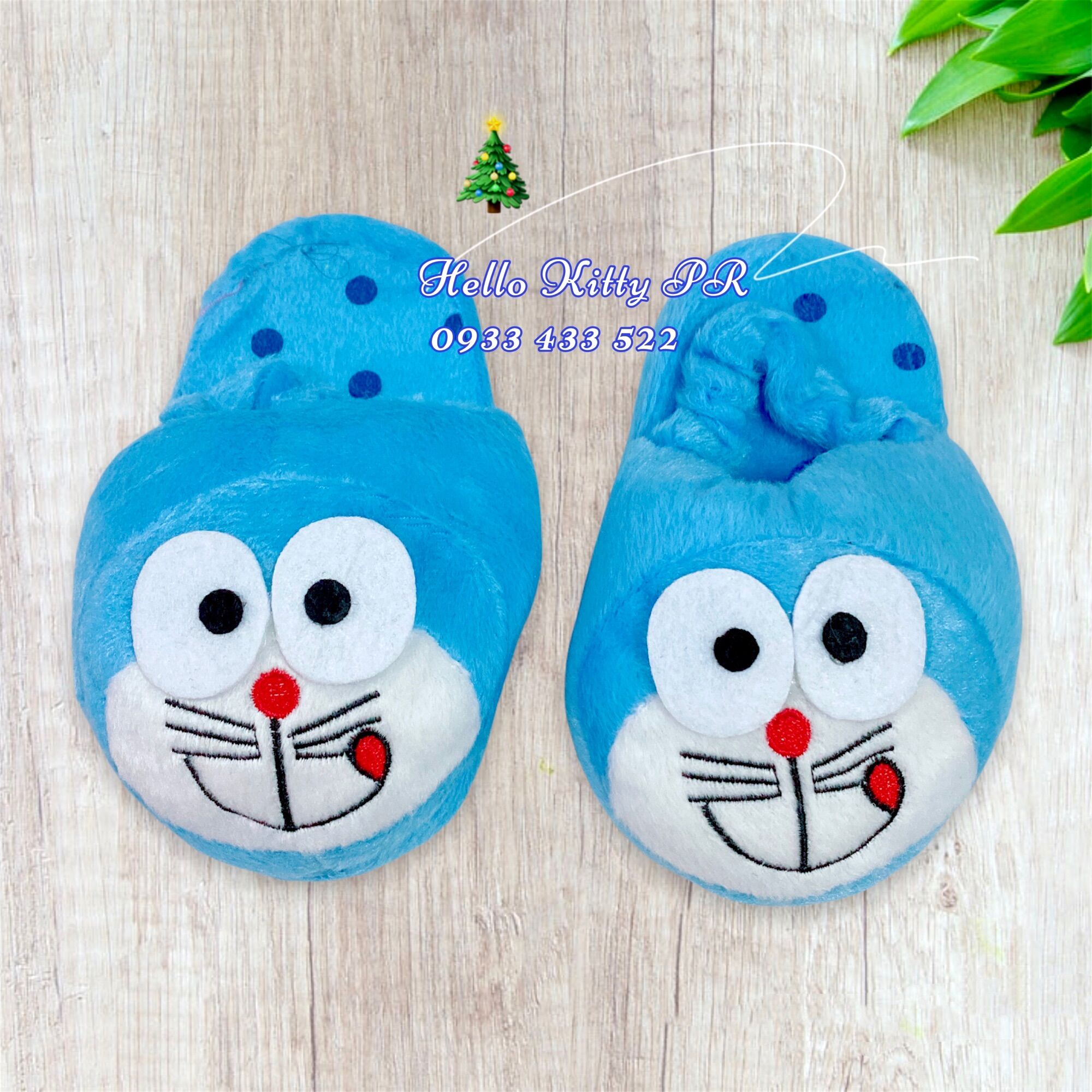 Dép bông trẻ em Hello Kitty - Doremon Doraemon