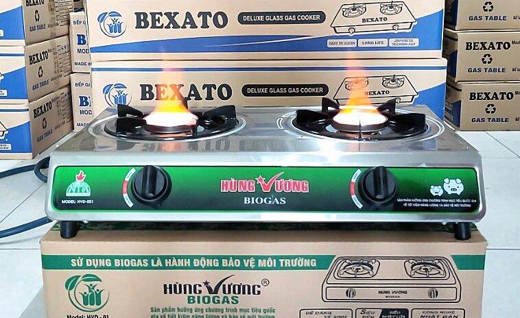 Bếp BIOGAS đôi hồng ngoại