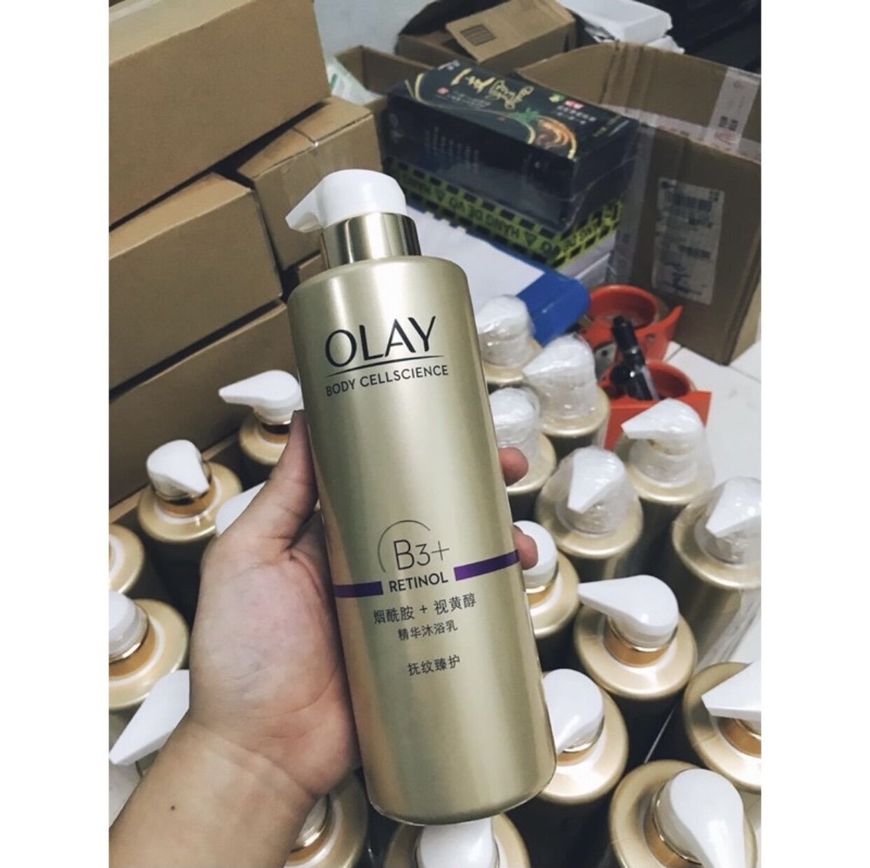 Sữa tắm olay retinol b3 500ml