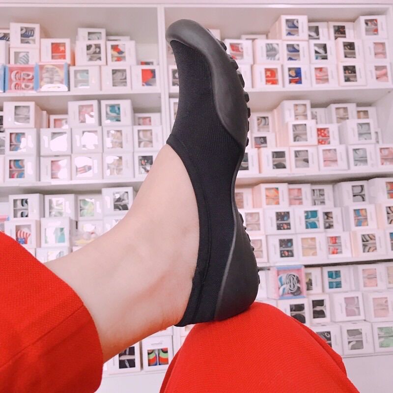 GIÀY BỎ TÚI KUMUELLO- FLAT ALL BLACK NGƯỜI LỚN