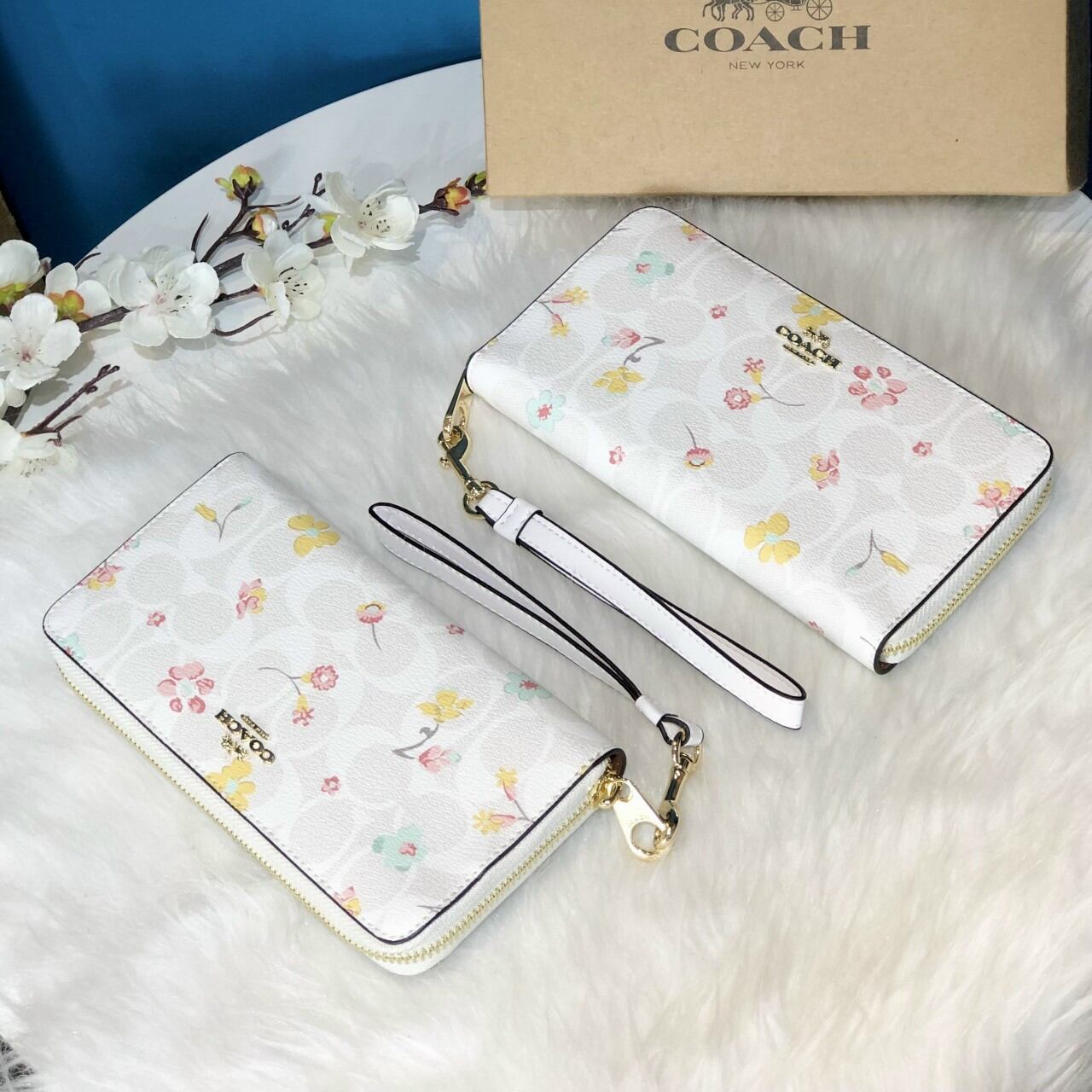 VÍ COA**CH DÀI Long Zip Around Wallet siêu xinh