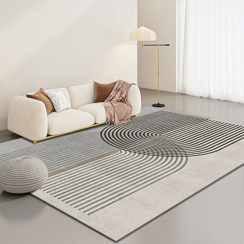 Nhật Bản Wabi-sabi Trang Trí Nhà Cửa Thảm 100% Polyester Nhung Sofa Bàn Thảm Phòng Khách Bao Phủ Đầy Đủ In Kilim