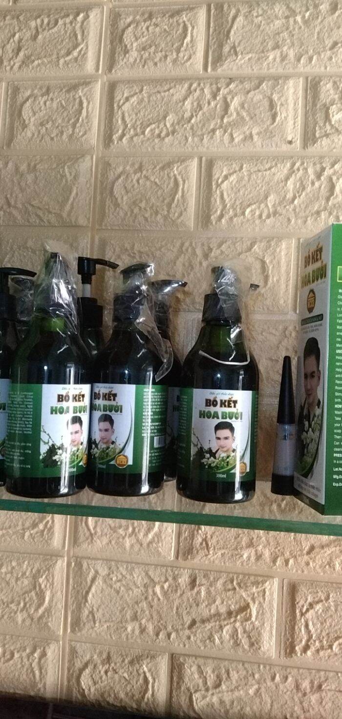 dầu gội hoa bưởi bồ kết