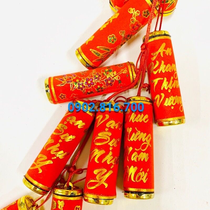 1 cặp Dây phao cá vàng treo trang trí tết