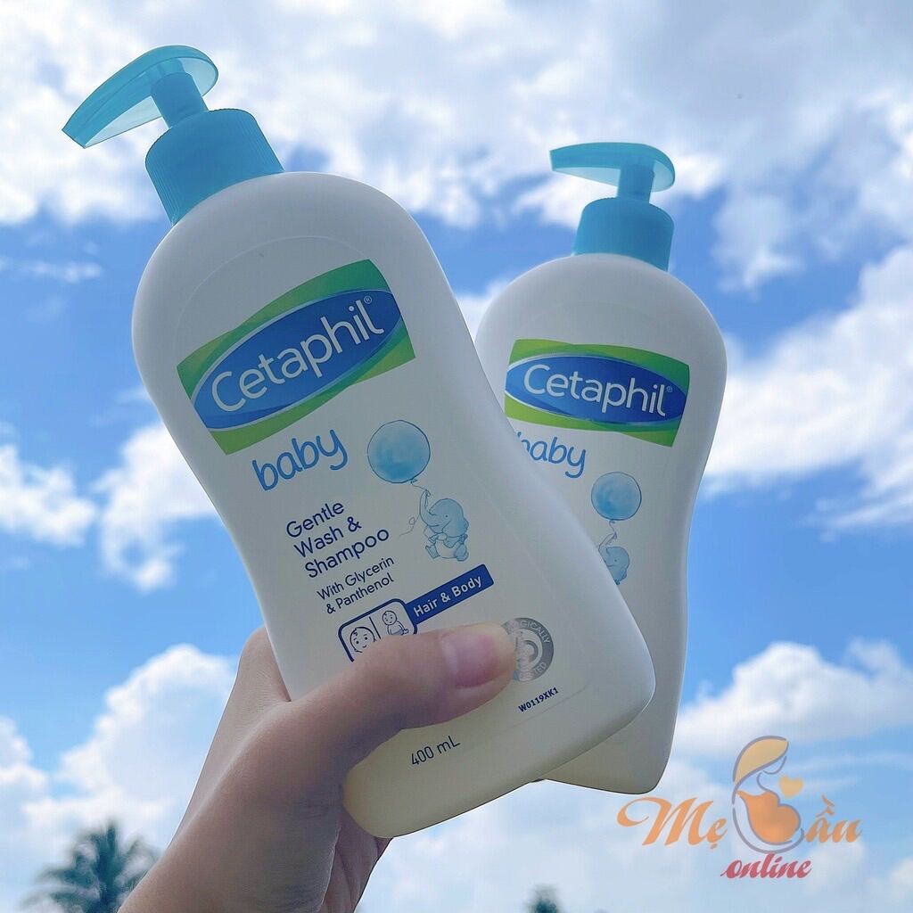 HCMSữa tắm gội 2in1 cho bé Cetaphil Baby Wash & Shampoo 399ml- Nội Địa Đức