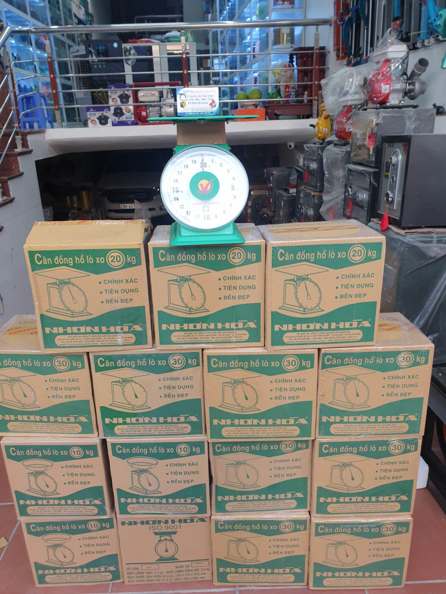 Cân đồng hồ 20kg nhơn hoà
