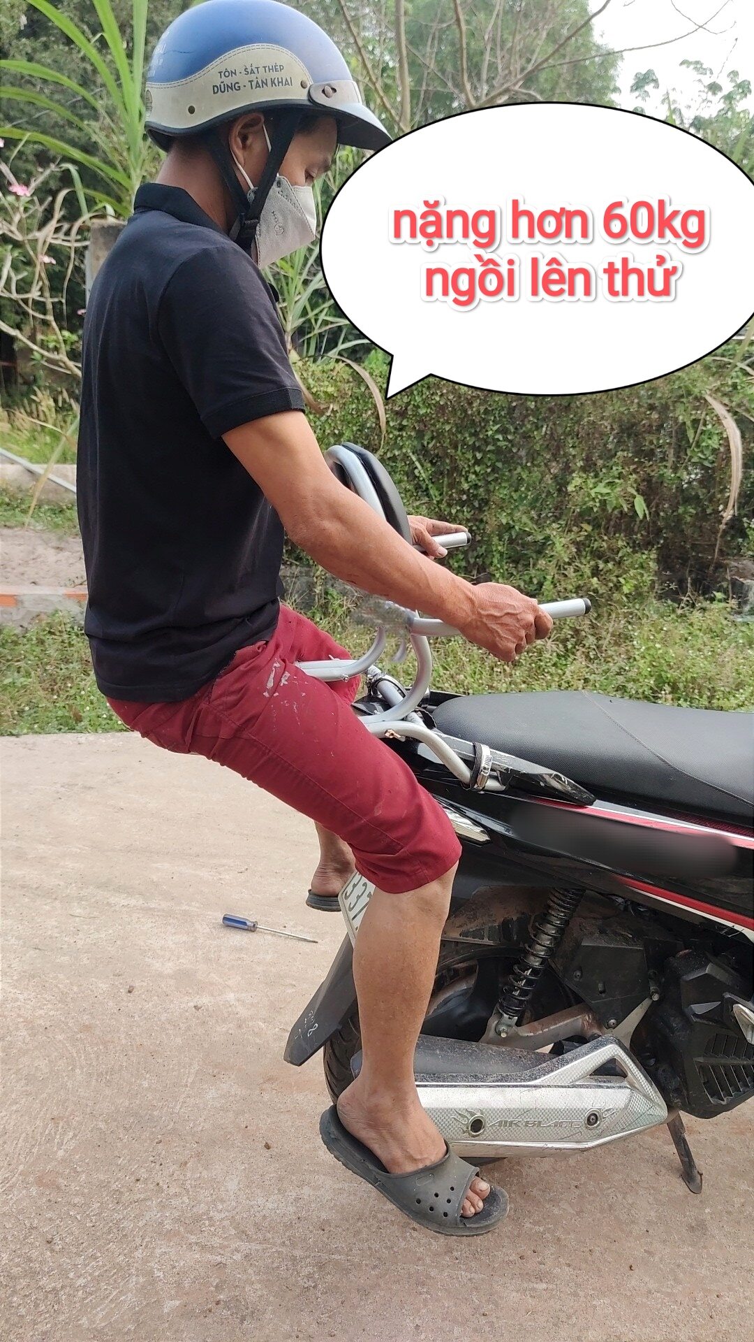 ( tặng lót tay) Baga phượt cho xe NOZZA