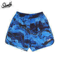 slamble | Quần Shorts Thoáng Khí Nhanh Khô In Họa Tiết Vẩy Sơn