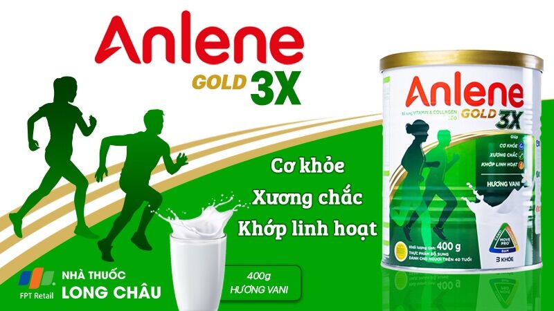 [HCM]Sữa bột anlene gold lon 400g - trên 40 tuổi