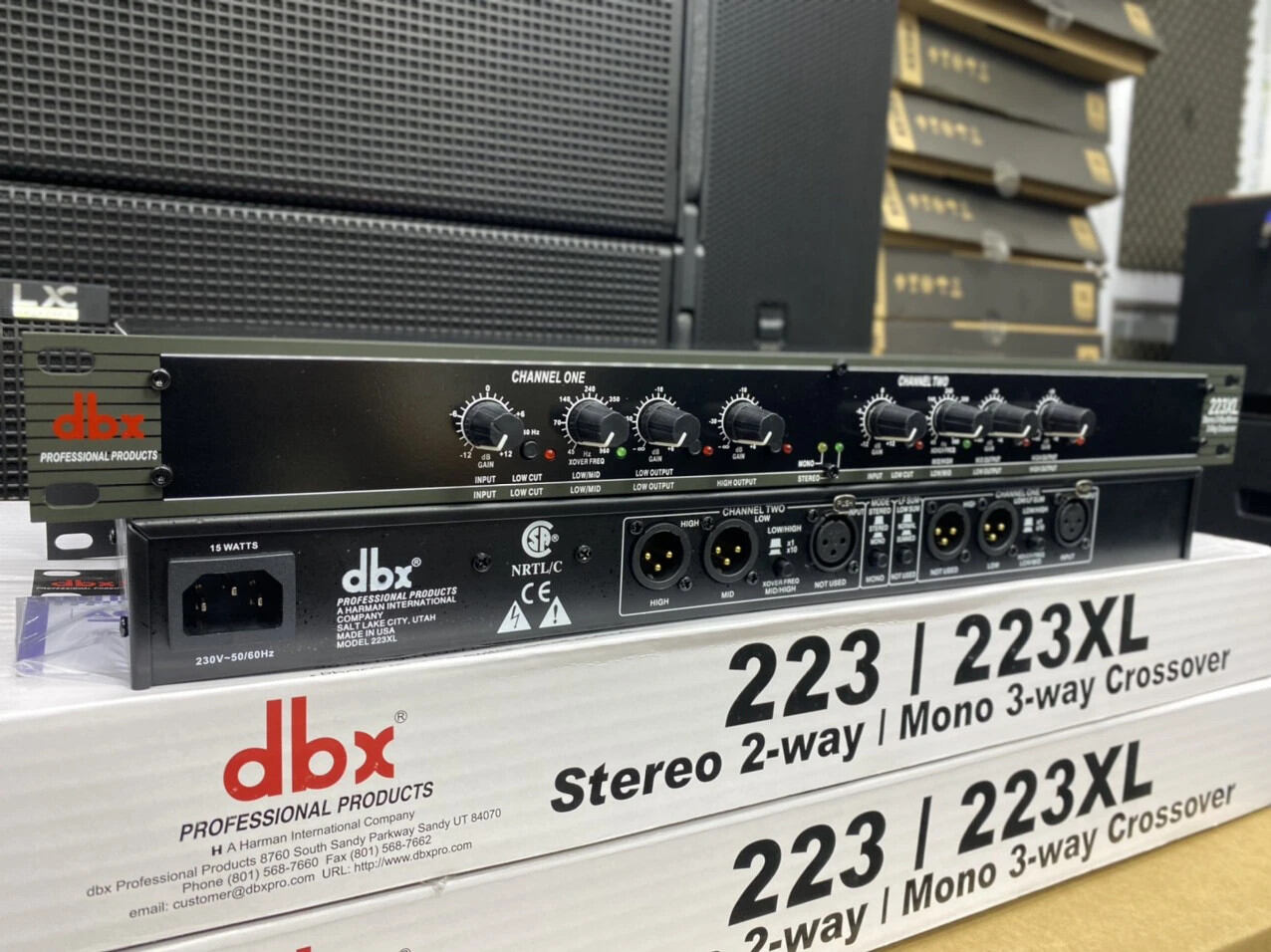 Phân tần crossover dbx 223xl,223xs hàng loại 1 cao cấp - dbx 223 xl - dbx 223 xs