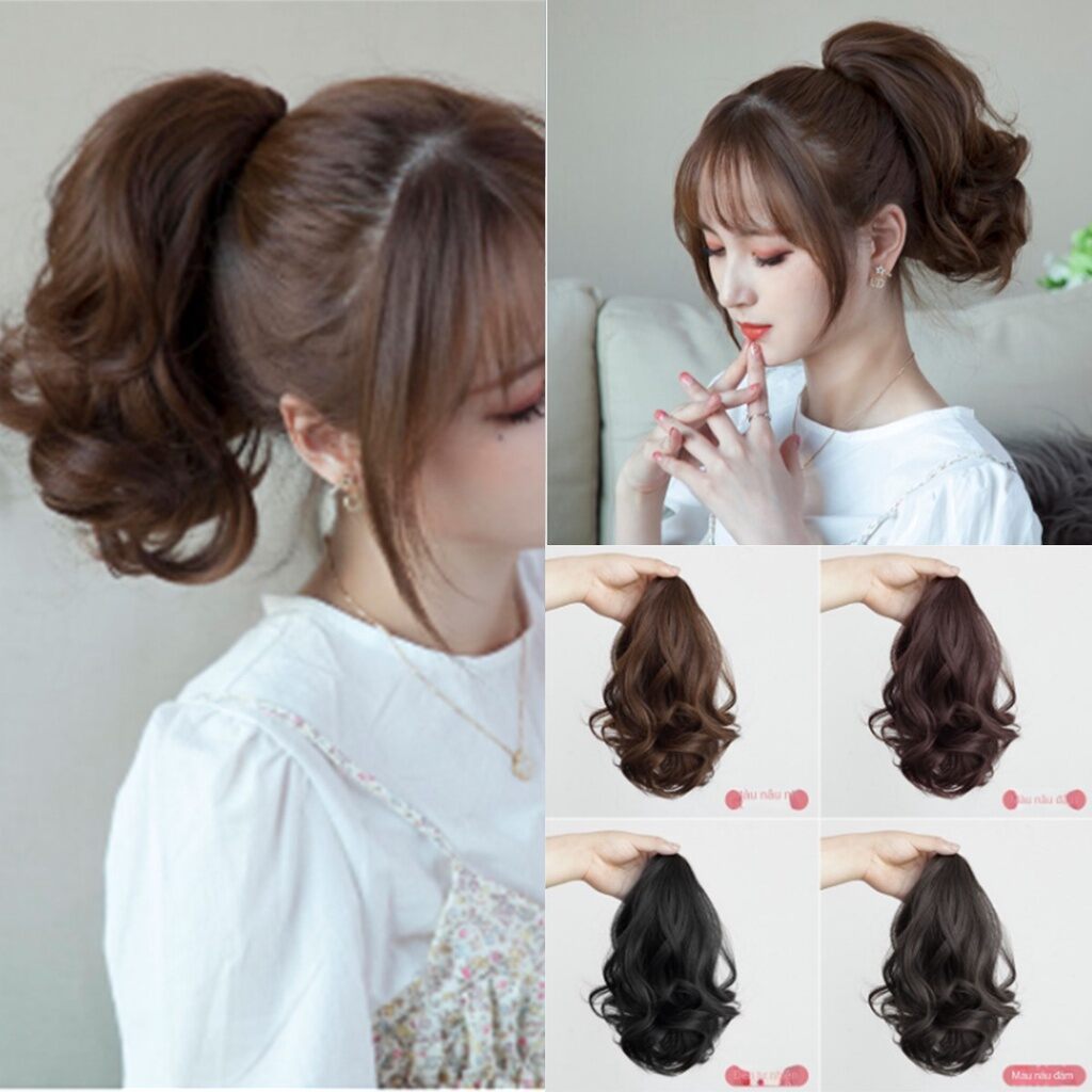 [HCM][ SIÊU NỮ TÍNH ] - TÓC GIẢ NGOẶM XOĂN ĐUÔI 38CM NG001