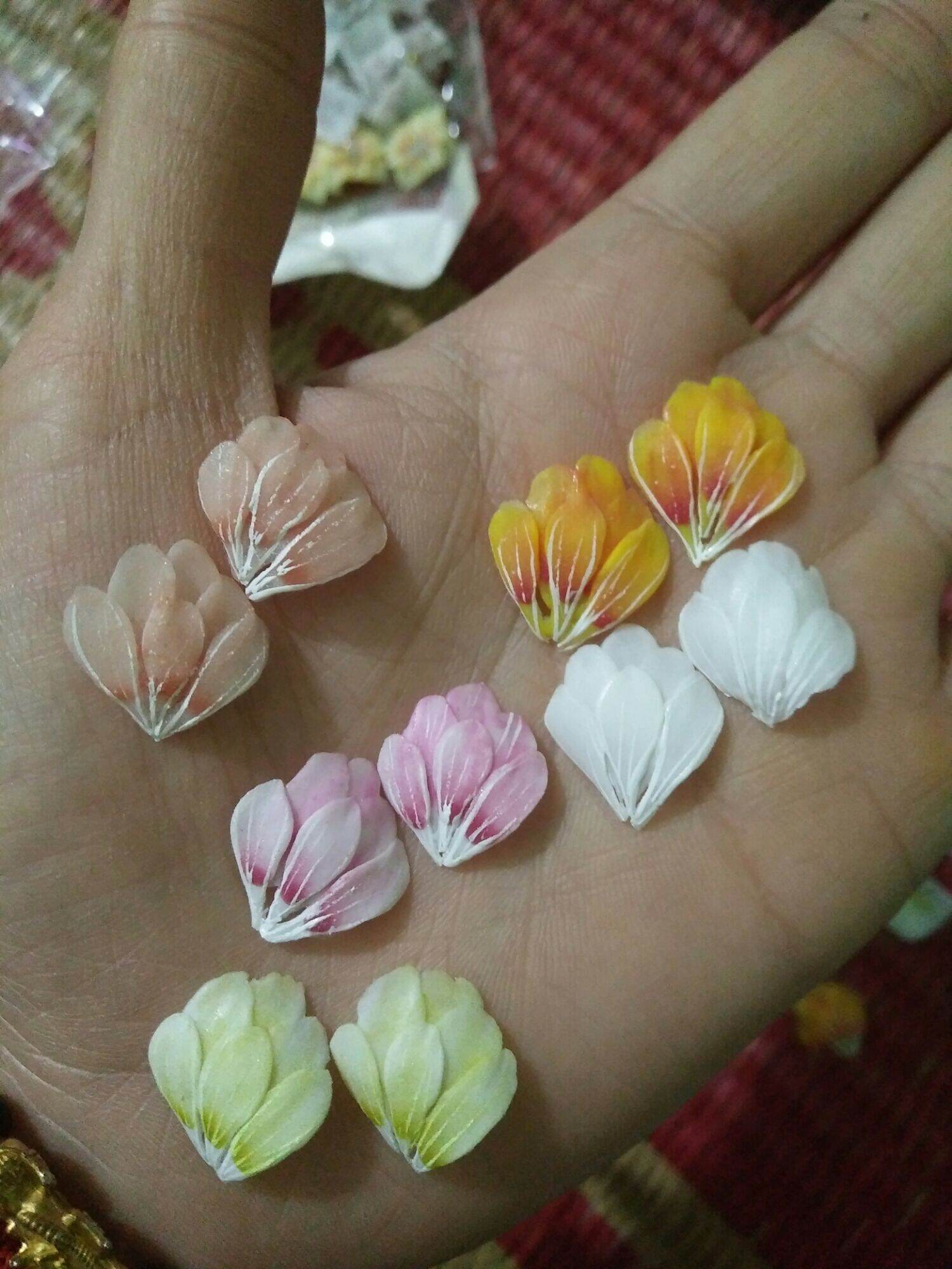 Hoa bột nail, hoa chân sét 10 bông