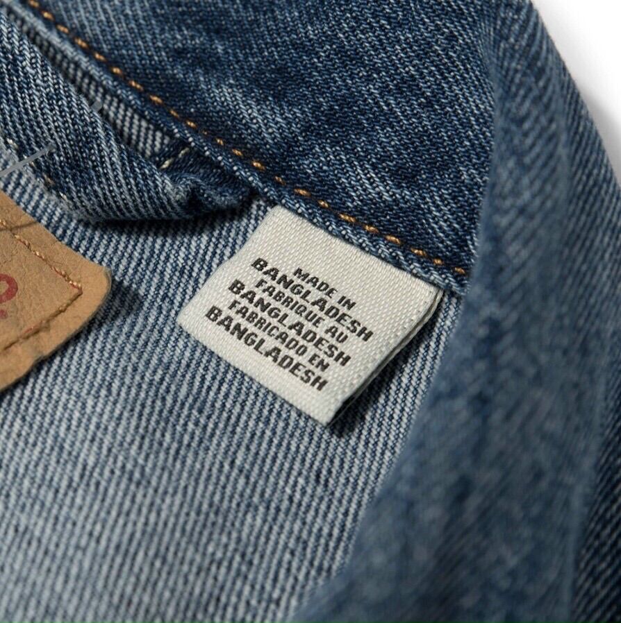 ÁO JEAN NAM LEVI’S XÁCH TAY MỸ SIZE: M;S