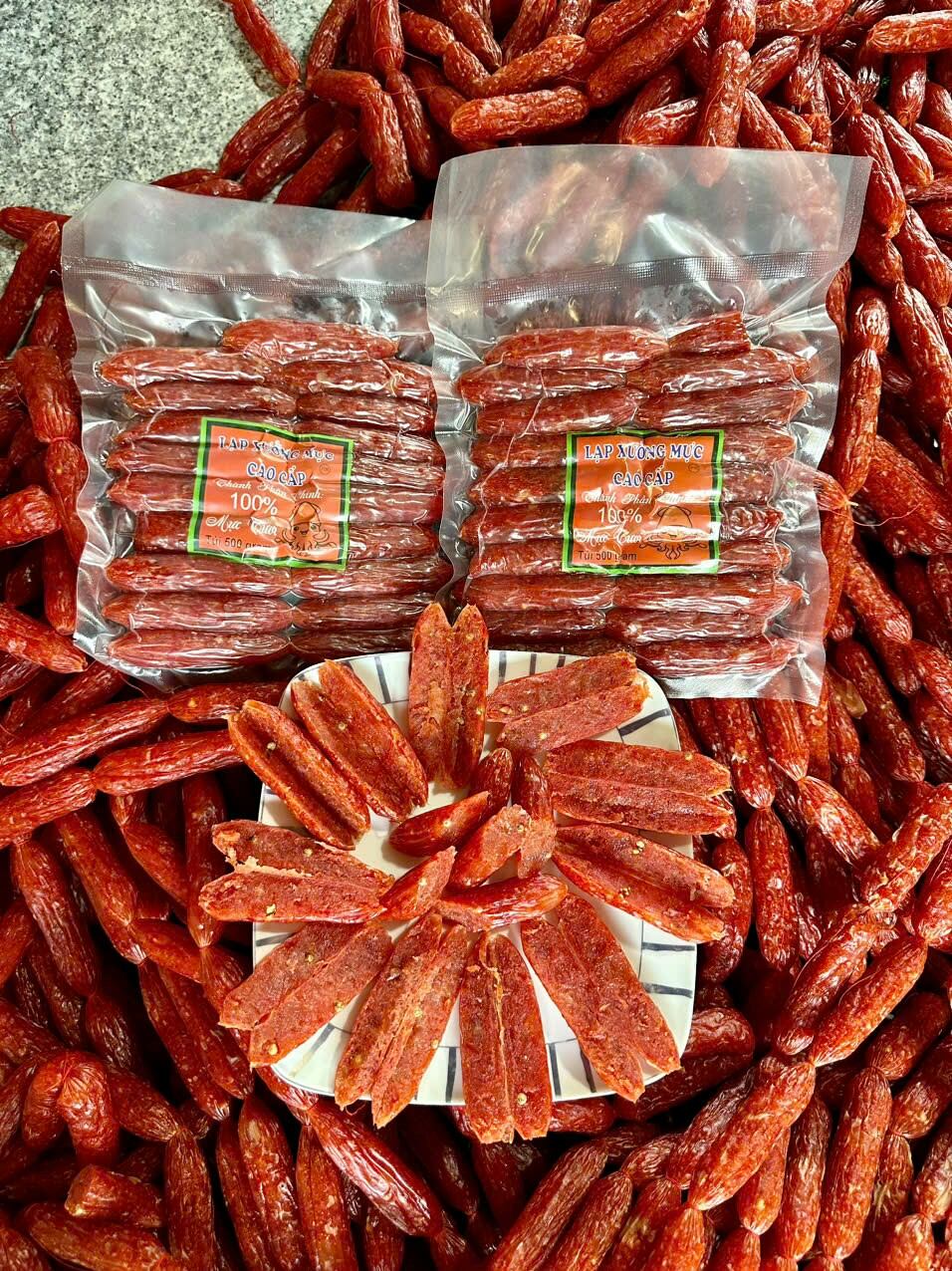 lạp xưởng mực cao cấp đặc biệt ( 500gr)