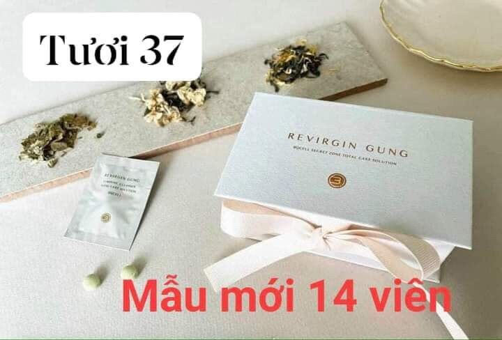 Hộp 14 viên Revirgin Gung viên đặt se khít vùng kín Hàn Quốc. Ngăn ngừa viêm nhiễm phụ khoa.