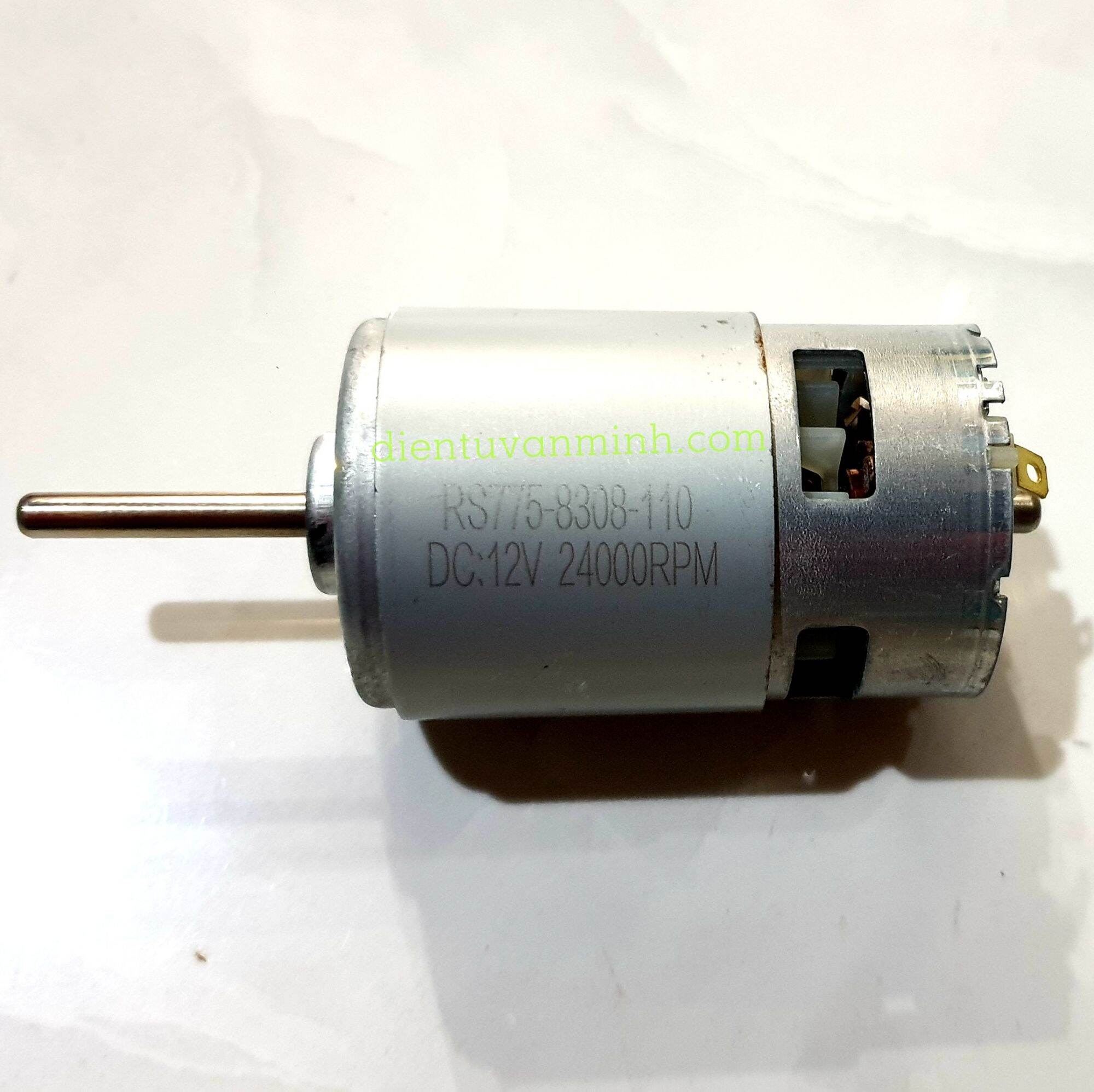 Motor 775 trục 5mm nguồn 12V công suất 288W 24000RPM