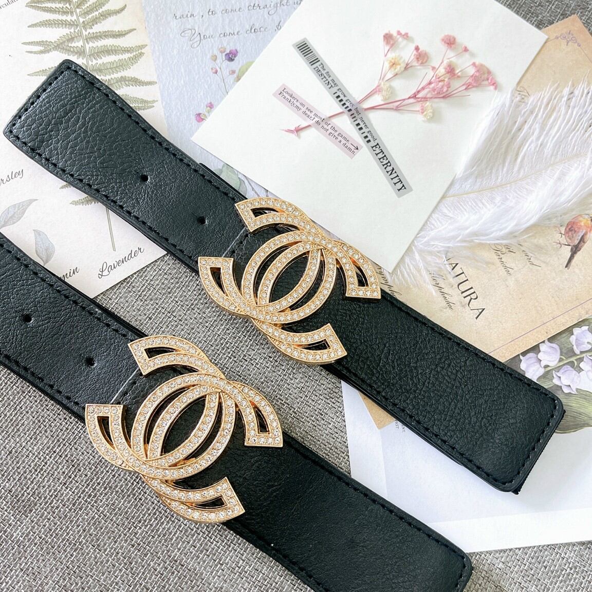 🌼Thắt lưng Dây nịt thun ( Đai váy ) móc da🌿 Bản5 cm 🌿 Lưng thun co giãn phối da