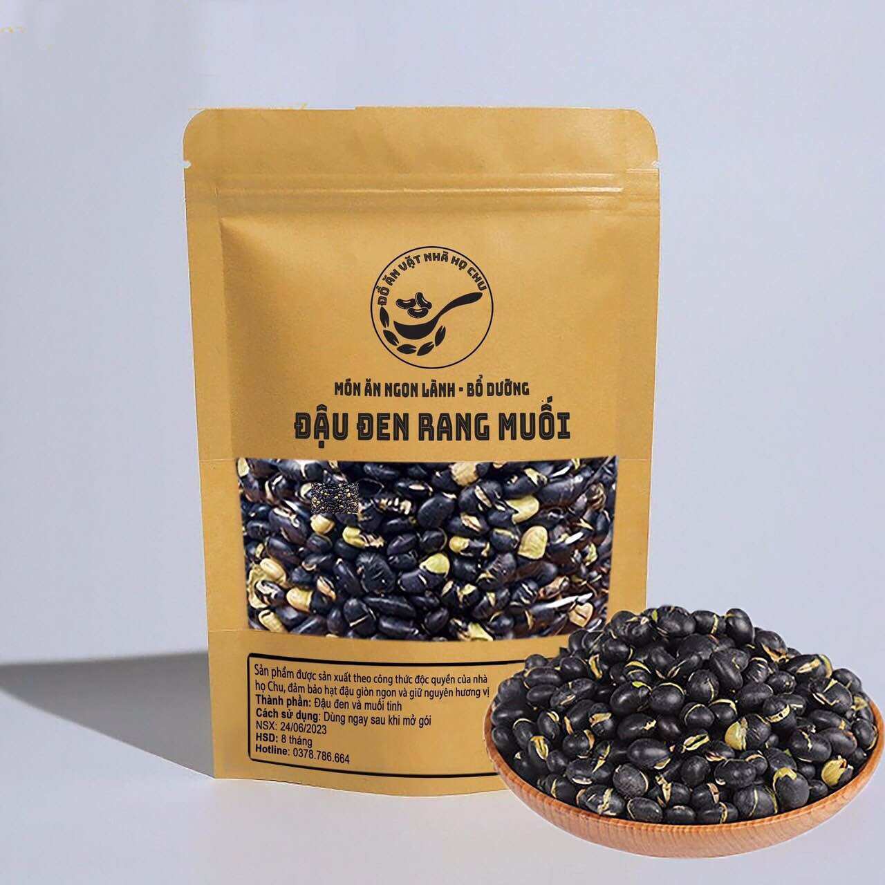 Combo 5 gói đậu đen rang muối siêu ngon