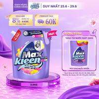 Nước giặt xả cho máy giặt cửa trước MaxKleen hương Dấu Ấn Ngọt Ngào 3.6kg