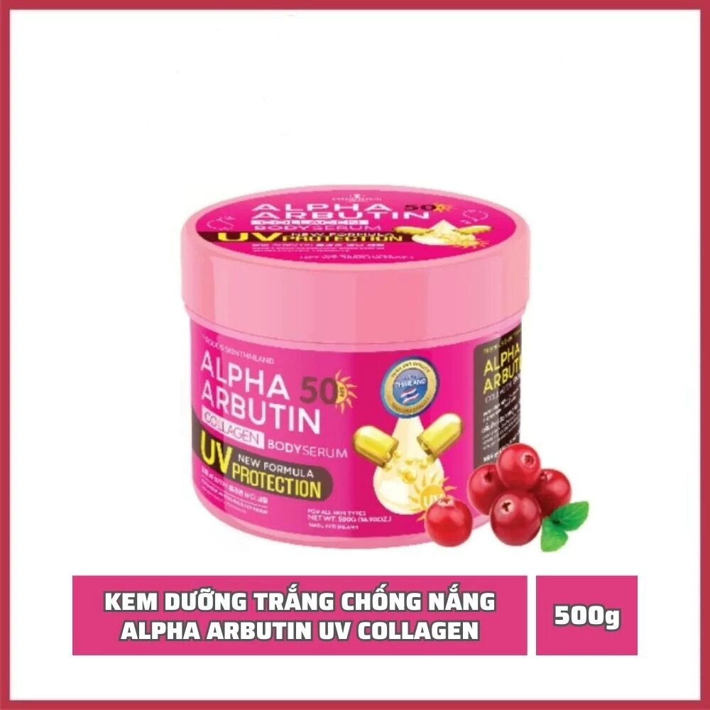 [Chuẩn Thái] Kem dưỡng body Alpha Arbutin 3 plus - collagen