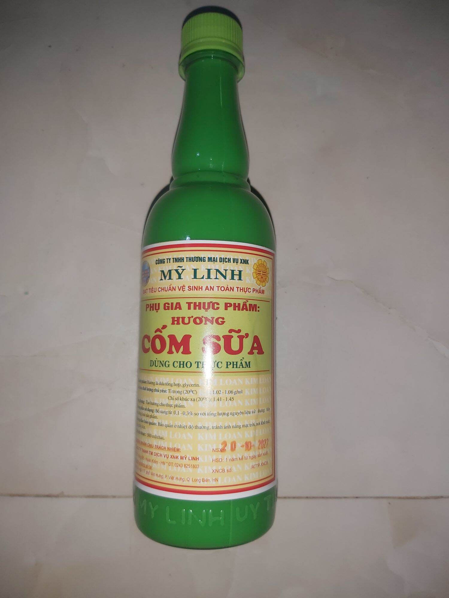 Hương cốm sữa chai 500ml
