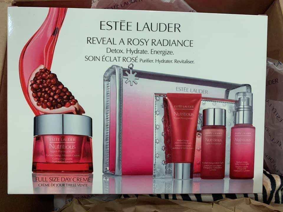 Set 4 món Estee Lauder Nutritious chiết xuất từ quả lựu