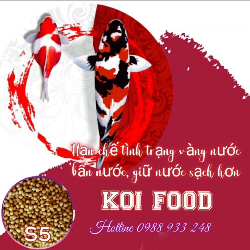 Thức ăn cao cấp KOI STELLA S5 dành cho cá KOI, cá Cảnh/1kg