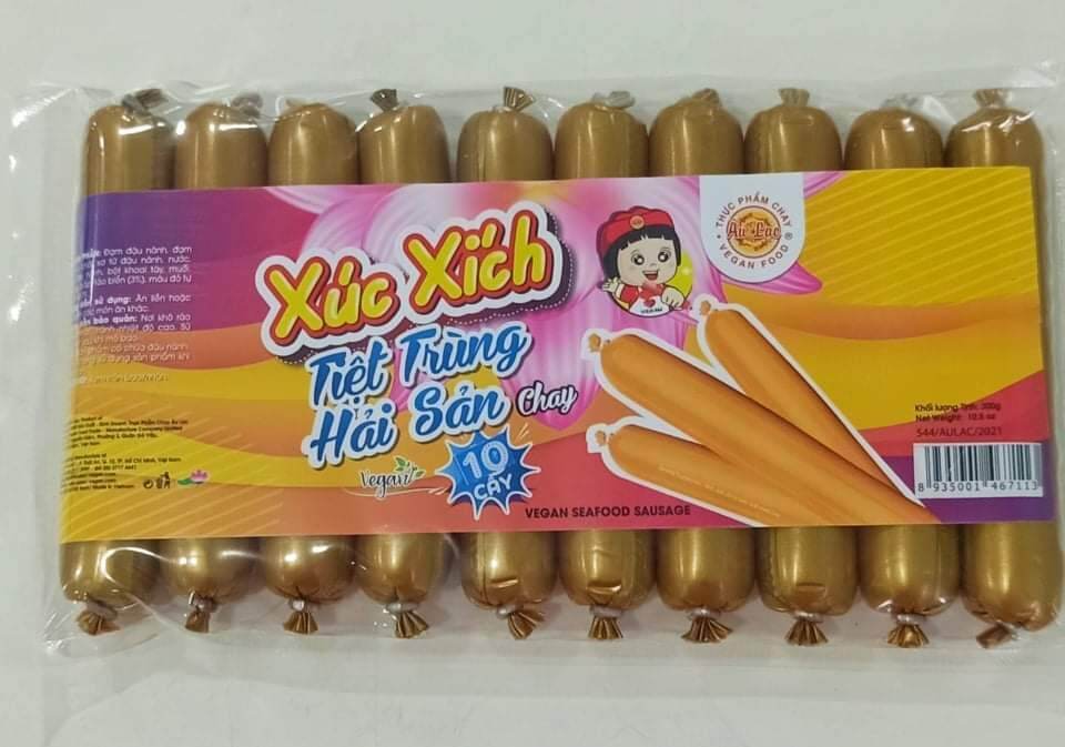 Xúc Xích Chay Âu Lạc 10 Cây (Ăn Liền)