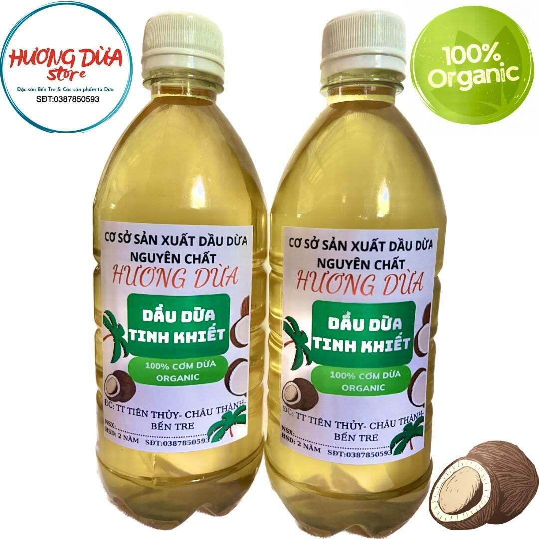 Dầu Dừa Nguyên Chất  Rất Thơm .Đặc Sản Bến Tre 1000ml