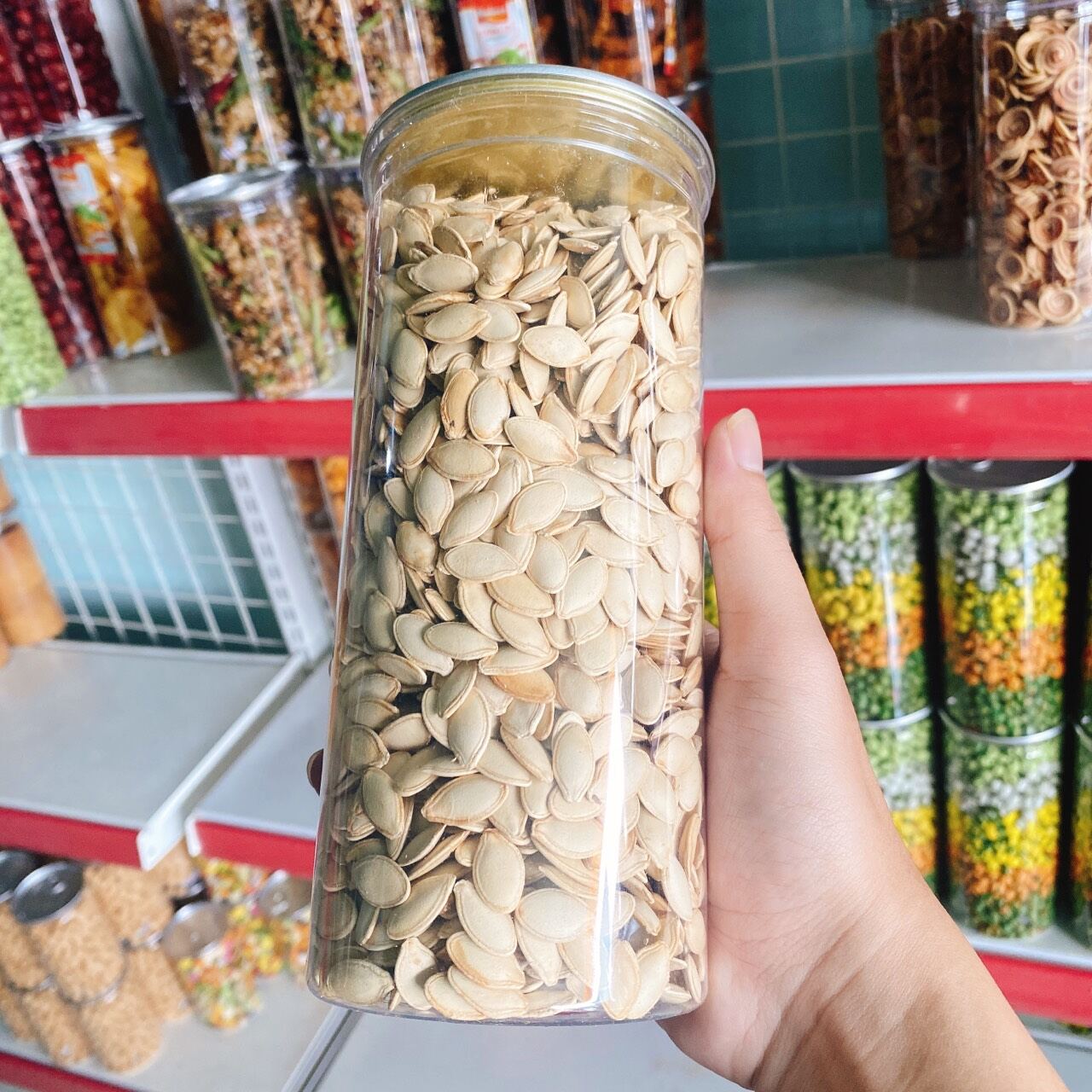 500g Hạt bí ngon, hạt bí rang muối