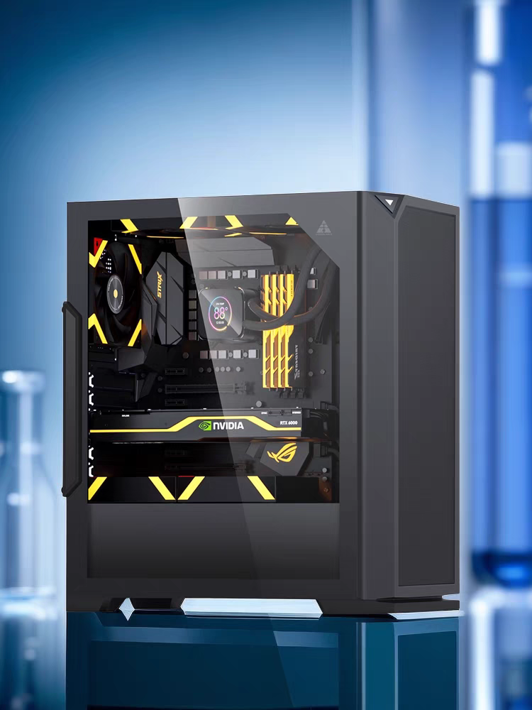 Golden Field | ATX Gaming Chassis Supports Back Routing and Water Cooling atx Giá 680,000 Đồng*Miễn phí vận chuyển