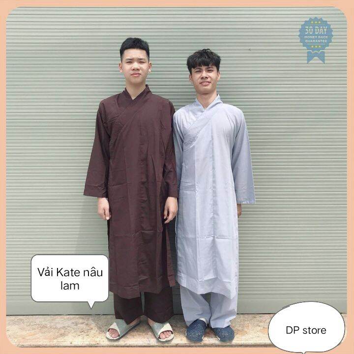 Áo Tràng vải Kate thường đi chùa