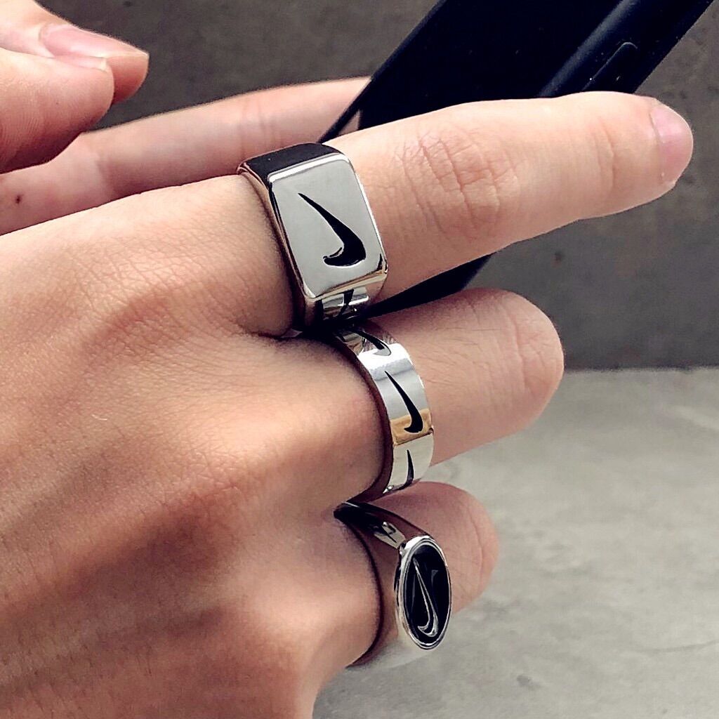 Set 3 Nhẫn nike cá tính nam nữ