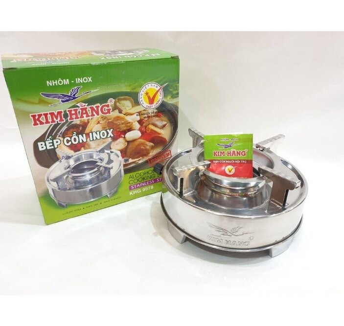 [CHÍNH HÃNG] Bếp cồn inox Kim Hằng