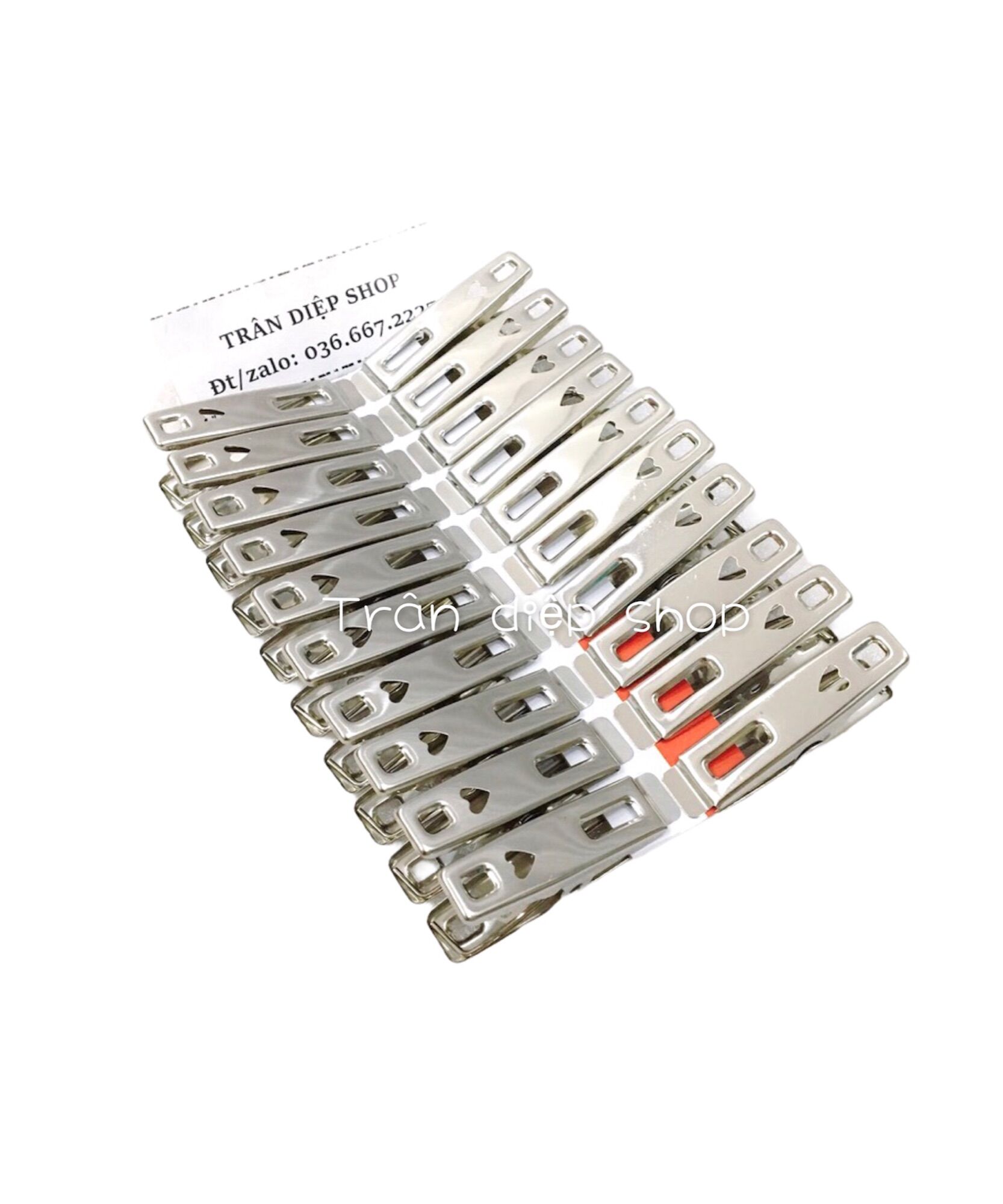 20 kẹp quần áo inox
