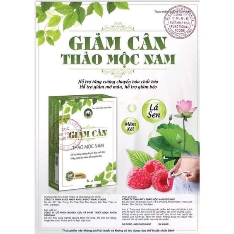 GIẢM CÂN THẢO MỘC NAM