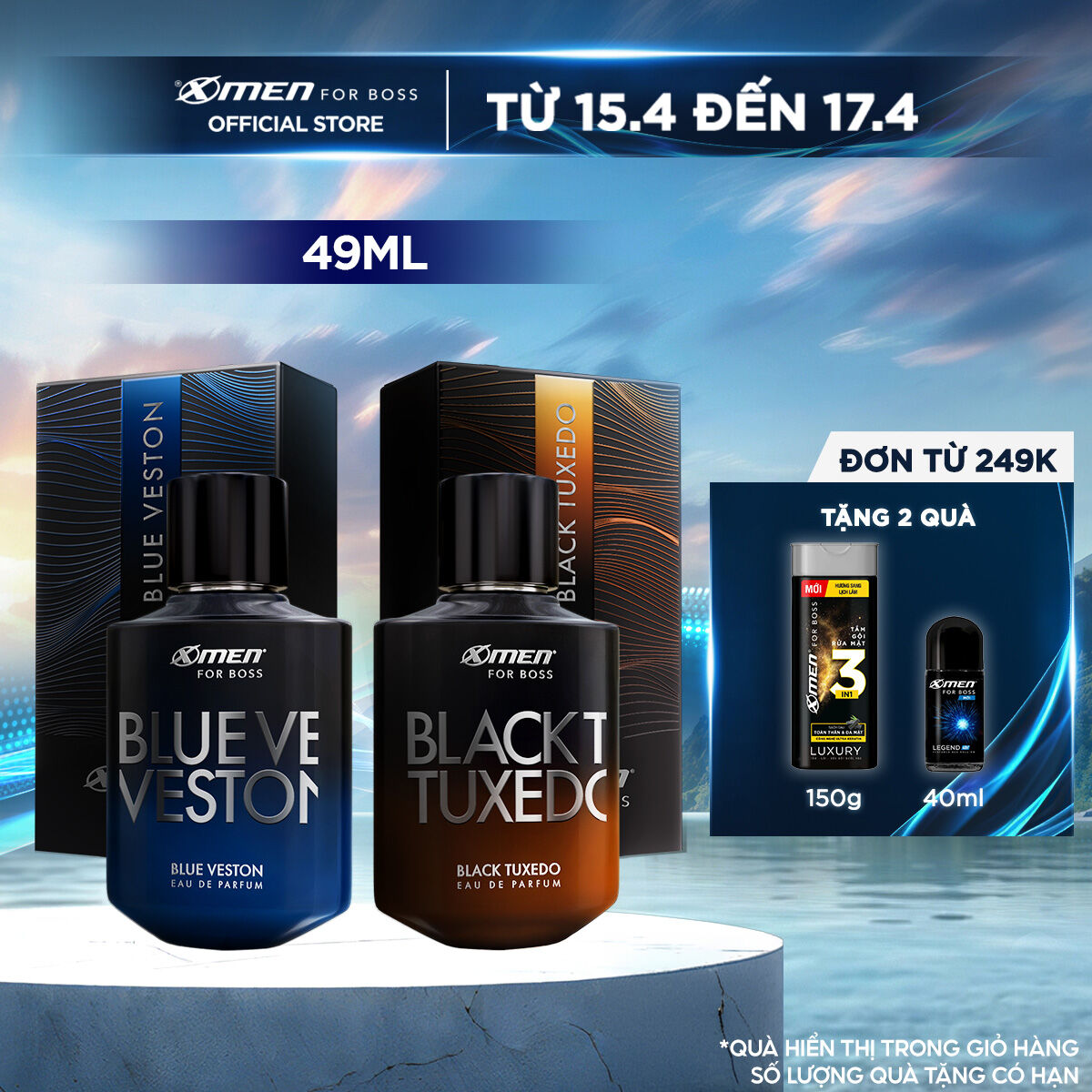 [MỚI RA MẮT] Nước Hoa Nam Cao Cấp EDP X-Men for Boss 49ml-Hương Thơm Thanh Mát Phóng Khoáng Lịch Lãm-Quà Tặng Bạn Trai