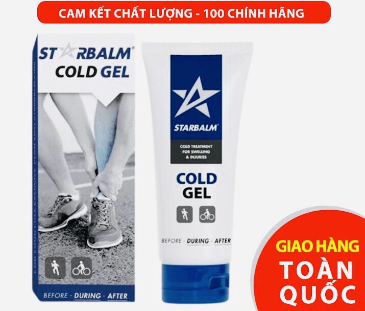 Starbalm cold gel athletic use inside and aftersports 100ml